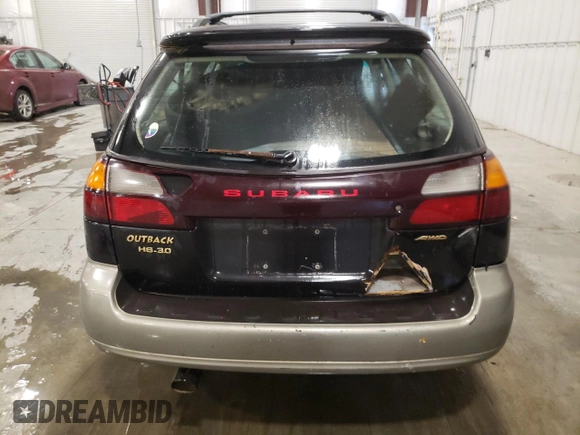 2001 Subaru Legacy Outback L.L. Bean with VIN 4S3BH806017673626, listed as a Copart auction lot 63878494 with 301,500 mi miles and Clean title. Bid and sale history available at DreamBid. Image 6.
