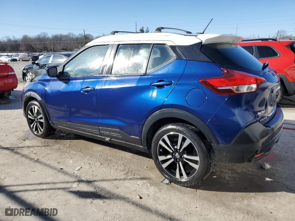 2018 Nissan Kicks SV with VIN 3N1CP5CU2JL535892, listed as a Copart auction lot 88709485 with 23,157 mi miles and Salvage Title. Bid and sale history available at carsss.com. Image 2.
