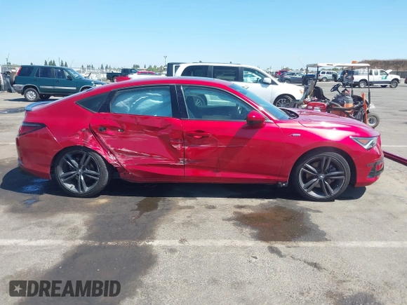 2023 Acura Integra w/A-Spec Package with VIN 19UDE4H39PA008032, listed as a IAAI auction lot 42519216 with 19,107 mi miles and . Bid and sale history available at DreamBid. Image 14.
