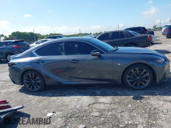2021 Lexus IS with VIN JTHGZ1B27M5045601, listed as a IAAI auction lot 41930557 with 26,728 mi miles. Bid and sale history available at carsss.com. Image 13.