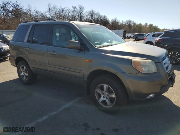 2007 Honda Pilot EX-L with VIN 5FNYF18517B016680, listed as a Copart auction lot 48534565 with 138,703 mi miles and Salvage Title. Bid and sale history available at carsss.com. Image 4.