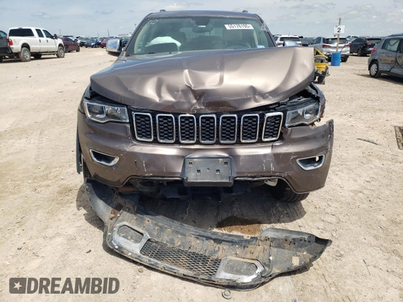 2020 Jeep Grand Cherokee Limited with VIN 1C4RJFBG7LC122696, listed as a Copart auction lot 55176195 with 12,144 mi miles and Salvage title. Bid and sale history available at DreamBid. Image 5.