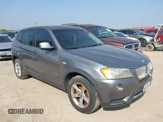 2011 BMW X3 28i with VIN 5UXWX5C52BL707952, listed as a IAAI auction lot 41928455 with 131,519 mi miles. Bid and sale history available at carsss.com. Image 1.
