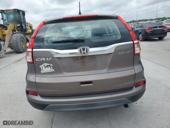 2015 Honda CR-V LX with VIN 3CZRM3H38FG700102, listed as a Copart auction lot 50966415 with 128,223 mi miles and Salvage Title. Bid and sale history available at carsss.com. Image 6.