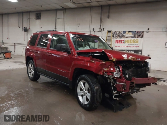 2014 Jeep Patriot Latitude with VIN 1C4NJRFB4ED884900, listed as a IAAI auction lot 41762139 with 131,635 mi miles and . Bid and sale history available at DreamBid. Image 1.