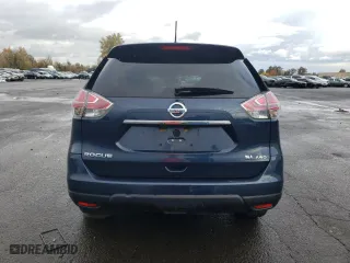 2015 Nissan Rogue SL with VIN 5N1AT2MV7FC821502, listed as a Copart auction lot 74986393 with 95,206 mi miles and Salvage Title. Bid and sale history available at carsss.com. Image 6.