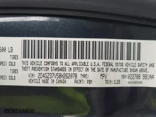 2008 Dodge Magnum SXT with VIN 2D4GZ37V58H262078, listed as a IAAI auction lot 41905009 with 183,430 mi miles. Bid and sale history available at carsss.com. Image 9.