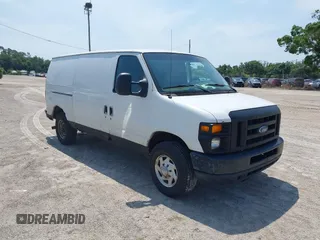2008 Ford Econoline Cargo Commercial with VIN 1FTSE34L48DA90791, listed as a IAAI auction lot 42221268 with 268,744 mi miles and . Bid and sale history available at DreamBid. Image 1.