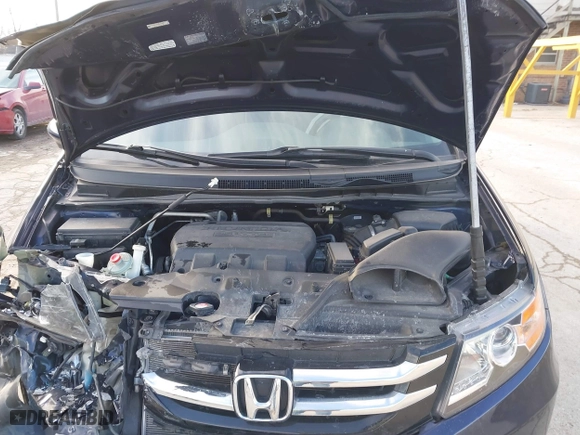 2016 Honda Odyssey EX with VIN 5FNRL5H48GB094868, listed as a IAAI auction lot 41449554 with 63,166 mi miles. Bid and sale history available at carsss.com. Image 10.