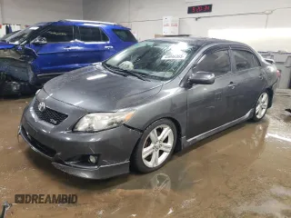 2009 Toyota Corolla XRS with VIN 1NXBE40E39Z002498, listed as a Copart auction lot 45046365 with 197,218 mi miles and Salvage Title. Bid and sale history available at carsss.com. Image 1.