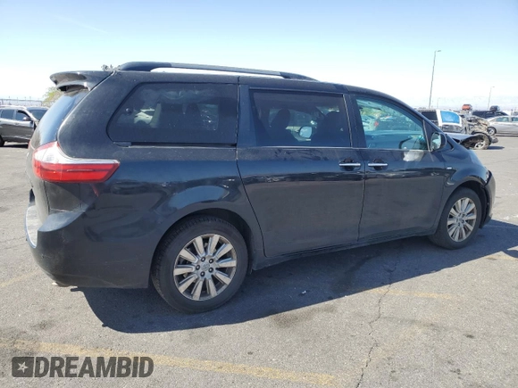 2017 Toyota Sienna XLE с VIN 5TDDZ3DC4HS176328, выставлен на аукционе Copart как лот 53185675 с пробегом 80 226 миль миль и Списание • Salvage title. История ставок и продаж доступна на DreamBid. Изображение 3.