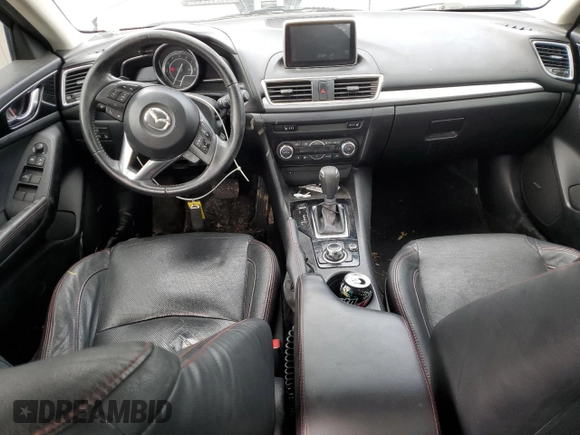2014 Mazda 3 S Grand Touring z VIN JM1BM1W31E1142489, wystawiony jako Copart lot #43557485 z przebiegiem 158 399 mil mil oraz Szkoda całkowita • Salvage title. Historia ofert i sprzedaży dostępna na DreamBid. Obrazek 8.