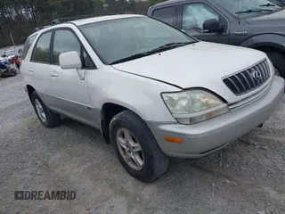 2002 Lexus RX 300 with VIN JTJGF10U520121239, listed as a IAAI auction lot 41927834 with 200,392 mi miles. Bid and sale history available at carsss.com. Image 1.