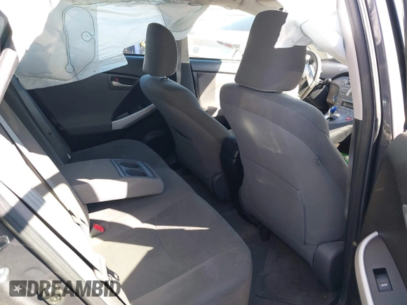 2013 Toyota Prius One with VIN JTDKN3DU9D5607855, listed as a IAAI auction lot 41728716 with 123,643 mi miles. Bid and sale history available at carsss.com. Image 8.