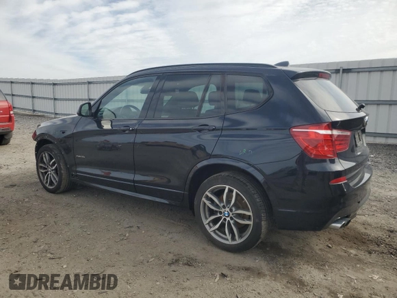 2017 BMW X3 xDrive35i with VIN 5UXWX7C58H0S18350, listed as a Copart auction lot 45501575 with 86,262 mi miles and Salvage Title. Bid and sale history available at DreamBid. Image 2.