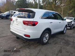 2020 Kia Sorento LX with VIN 5XYPG4A3XLG643836, listed as a IAAI auction lot 40851409 with 76,555 mi miles. Bid and sale history available at carsss.com. Image 4.