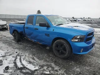 2021 Ram 1500 Tradesman with VIN 1C6RR7FG3MS573549, listed as a Copart auction lot 41591475 with 18,806 mi miles and Salvage title. Bid and sale history available at DreamBid. Image 4.