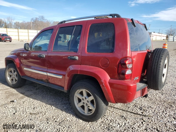 2005 Jeep Liberty Limited with VIN 1J8GL58K05W644703, listed as a Copart auction lot 81973854 with 0 mi miles and Non Repairable. Bid and sale history available at carsss.com. Image 2.