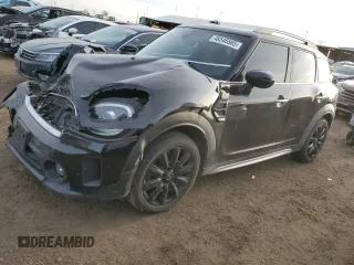 2021 MINI Countryman Oxford Edition with VIN WMZ23BR08M3N18103, listed as a Copart auction lot 48546585 with 47,209 mi miles and Salvage Title. Bid and sale history available at carsss.com. Image 1.