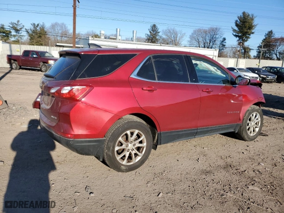 2020 Chevrolet Equinox LT with VIN 2GNAXUEV5L6267875, listed as a Copart auction lot 87297164 with 49,093 mi miles and Salvage Title. Bid and sale history available at carsss.com. Image 3.