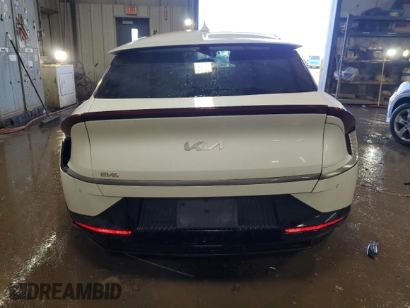 2022 Kia EV6 Wind with VIN KNDC3DLC2N5034114, listed as a Copart auction lot 50015875 with 48,040 mi miles and Salvage Title. Bid and sale history available at DreamBid. Image 6.