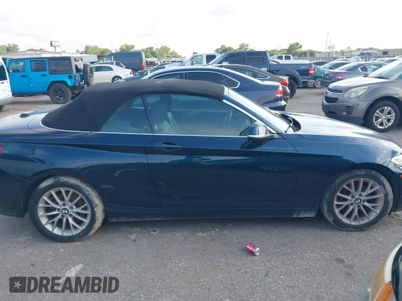 2015 BMW 2 Series 228i with VIN WBA1K5C58FV473737, listed as a IAAI auction lot 42383363 with Not provided miles and . Bid and sale history available at DreamBid. Image 13.