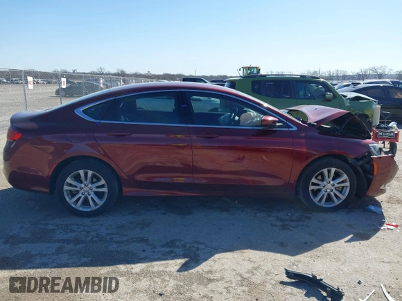 2015 Chrysler 200 Limited with VIN 1C3CCCAB4FN706412, listed as a IAAI auction lot 41760262 with 72,282 mi miles and . Bid and sale history available at DreamBid. Image 13.