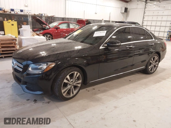 2017 Mercedes-Benz C C 300 with VIN 55SWF4JB1HU219142, listed as a IAAI auction lot 41378244 with 85,799 mi miles. Bid and sale history available at carsss.com. Image 2.