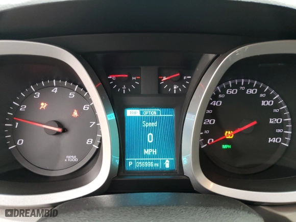2016 Chevrolet Equinox LS with VIN 2GNFLEEK0G6222880, listed as a Copart auction lot 48226235 with 56,996 mi miles and Salvage Title. Bid and sale history available at carsss.com. Image 9.