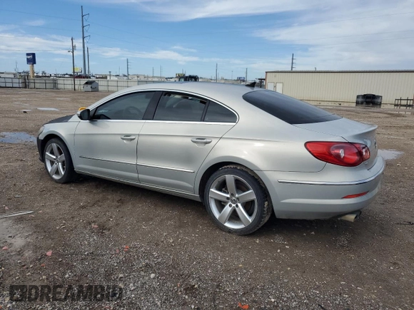2011 Volkswagen CC Lux Plus with VIN WVWHN7AN9BE706459, listed as a Copart auction lot 43211955 with 121,250 mi miles and Clean Title. Bid and sale history available at carsss.com. Image 2.