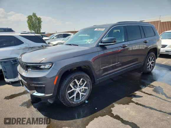 2024 Jeep Grand Cherokee Limited with VIN 1C4RJKBG1R8603337, listed as a Copart auction lot 64798465 with 19,212 mi miles and Clean title. Bid and sale history available at DreamBid. Image 1.