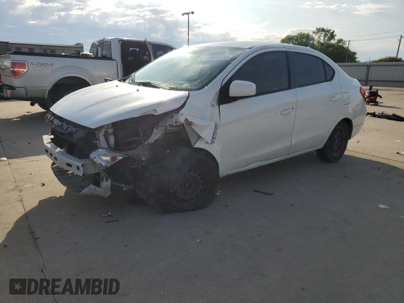 2017 Mitsubishi Mirage ES z VIN ML32F3FJ2HHF16985, wystawiony jako Copart lot #55655535 z przebiegiem 133 948 mil mil oraz Szkoda całkowita • Salvage title. Historia ofert i sprzedaży dostępna na DreamBid. Obrazek 1.