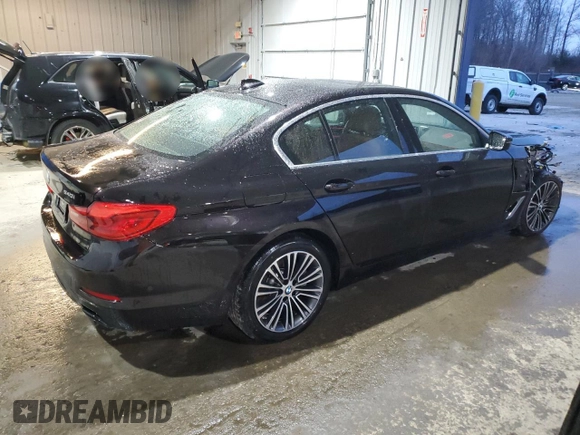 2020 BMW 5 Series 540i xDrive with VIN WBAJS3C07LCE60173, listed as a Copart auction lot 82776954 with Not provided miles and Salvage title. Bid and sale history available at DreamBid. Image 3.