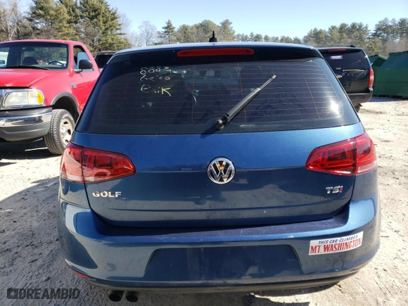 2015 Volkswagen Golf TSI S with VIN 3VW217AU5FM054879, listed as a Copart auction lot 44453613 with 63,417 mi miles. Bid and sale history available at carsss.com. Image 6.