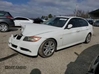 2007 BMW 3 Series 328i with VIN WBAVA33597KX76585, listed as a Copart auction lot 45130365 with 143,821 mi miles and Clean Title. Bid and sale history available at carsss.com. Image 1.