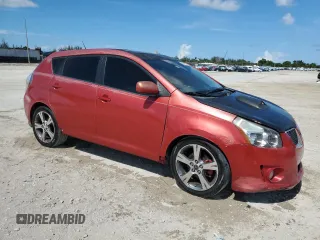 2009 Pontiac Vibe GT with VIN 5Y2SR67059Z410910, listed as a Copart auction lot 62497825 with 180,431 mi miles and Clean title. Bid and sale history available at DreamBid. Image 4.
