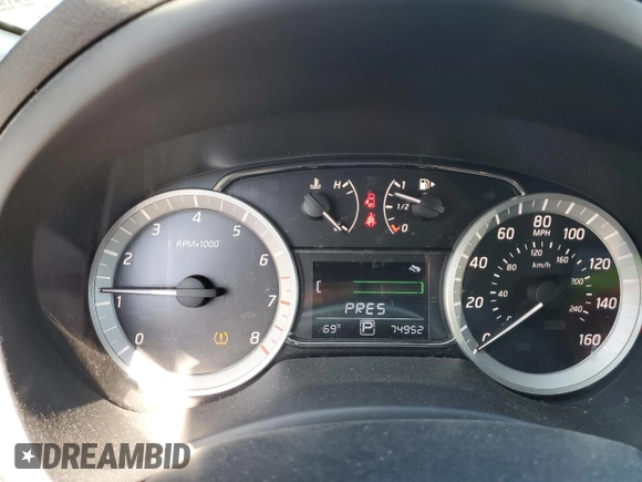 2015 Nissan Sentra SV with VIN 3N1AB7AP0FY344643, listed as a Copart auction lot 54817195 with 74,952 mi miles and Salvage Title. Bid and sale history available at DreamBid. Image 9.