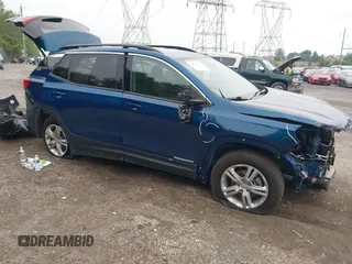 2020 GMC Terrain SLE z VIN 3GKALTEV9LL184285, wystawiony jako IAAI lot #42292367 z przebiegiem 61 912 mil mil oraz . Historia ofert i sprzedaży dostępna na DreamBid. Obrazek 1.