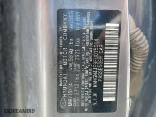 2015 Hyundai Genesis 3.8L with VIN KMHGN4JE9FU015014, listed as a Copart auction lot 58600464 with 0 mi miles and Salvage Title. Bid and sale history available at carsss.com. Image 12.