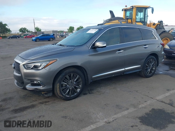 2019 Infiniti QX60 Pure z VIN 5N1DL0MN7KC522605, wystawiony jako IAAI lot #42257708 z przebiegiem 60 357 mil mil oraz . Historia ofert i sprzedaży dostępna na DreamBid. Obrazek 17.