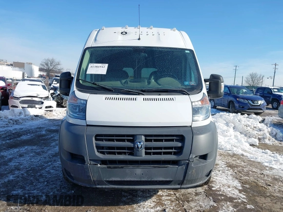 2017 Ram ProMaster Cargo with VIN 3C6TRVDG5HE532880, listed as a IAAI auction lot 41386942 with 129,348 mi miles and . Bid and sale history available at carsss.com. Image 11.