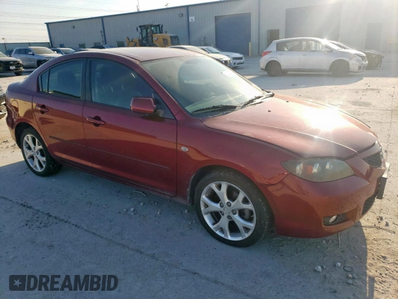 2008 Mazda 3 i Touring with VIN JM1BK32F781139196, listed as a Copart auction lot 53186405 with 124,043 mi miles and Clean Title. Bid and sale history available at carsss.com. Image 4.