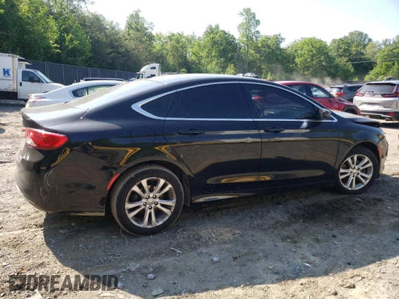 2015 Chrysler 200 Limited with VIN 1C3CCCAB3FN504967, listed as a Copart auction lot 56356125 with 153,067 mi miles and Salvage title. Bid and sale history available at DreamBid. Image 3.
