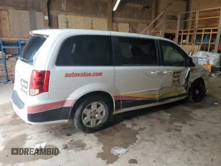 2012 Dodge Grand Caravan SE with VIN 2C4RDGBG3CR341742, listed as a Copart auction lot 50688645 with 136,530 mi miles and Clean Title. Bid and sale history available at DreamBid. Image 3.