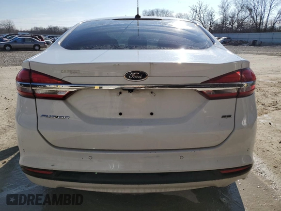 2017 Ford Fusion SE with VIN 3FA6P0H71HR355770, listed as a Copart auction lot 44199754 with 98,350 mi miles and Salvage title. Bid and sale history available at DreamBid. Image 6.