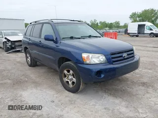 2004 Toyota Highlander with VIN JTEGD21A140079833, listed as a IAAI auction lot 42398138 with 161,765 mi miles and . Bid and sale history available at DreamBid. Image 1.