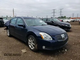 2005 Nissan Maxima 3.5 SL with VIN 1N4BA41E95C857811, listed as a Copart auction lot 54558844 with 0 mi miles and Salvage Title. Bid and sale history available at carsss.com. Image 10.