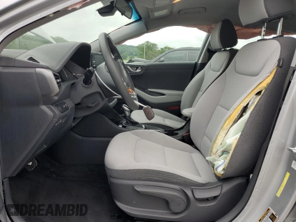 2022 Hyundai Ioniq Blue with VIN KMHC65LC4NU281486, listed as a Copart auction lot 56643665 with 53,396 mi miles and Salvage title. Bid and sale history available at DreamBid. Image 7.