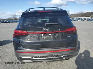 2022 Hyundai Santa Fe XRT with VIN 5NMS6DAJ4NH437593, listed as a Copart auction lot 52321275 with 51,047 mi miles and Salvage Title. Bid and sale history available at carsss.com. Image 6.