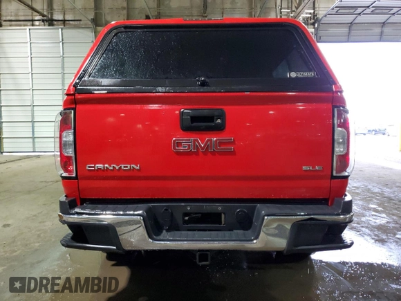 2015 GMC Canyon 4WD SLE with VIN 1GTG6BE36F1175027, listed as a Copart auction lot 85476114 with 81,068 mi miles and Clean Title. Bid and sale history available at carsss.com. Image 6.